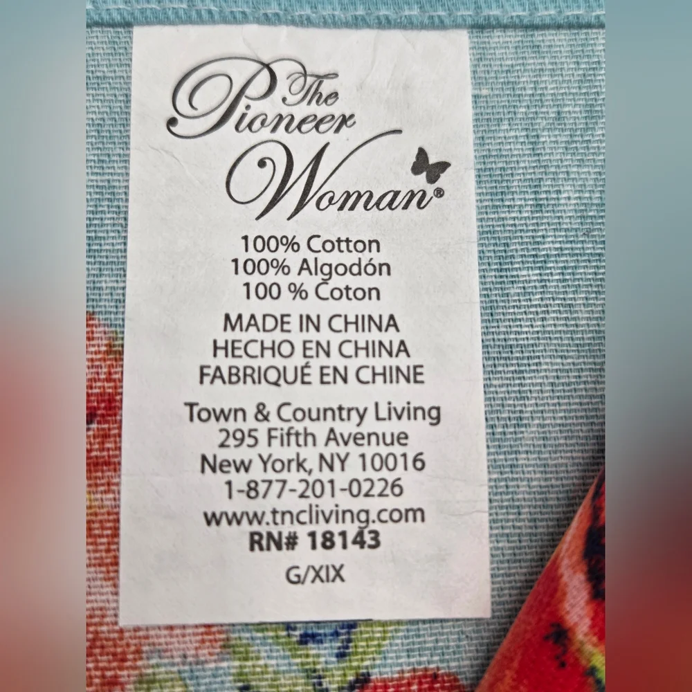 6 Set 2pc The Pioneer Woman Floral Kitchen Towels - Spring Bouquet